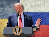 Donald Trump, presidente de Estados Unidos, anuncia alto el fuego temporal entre Rusia y Ucrania.
