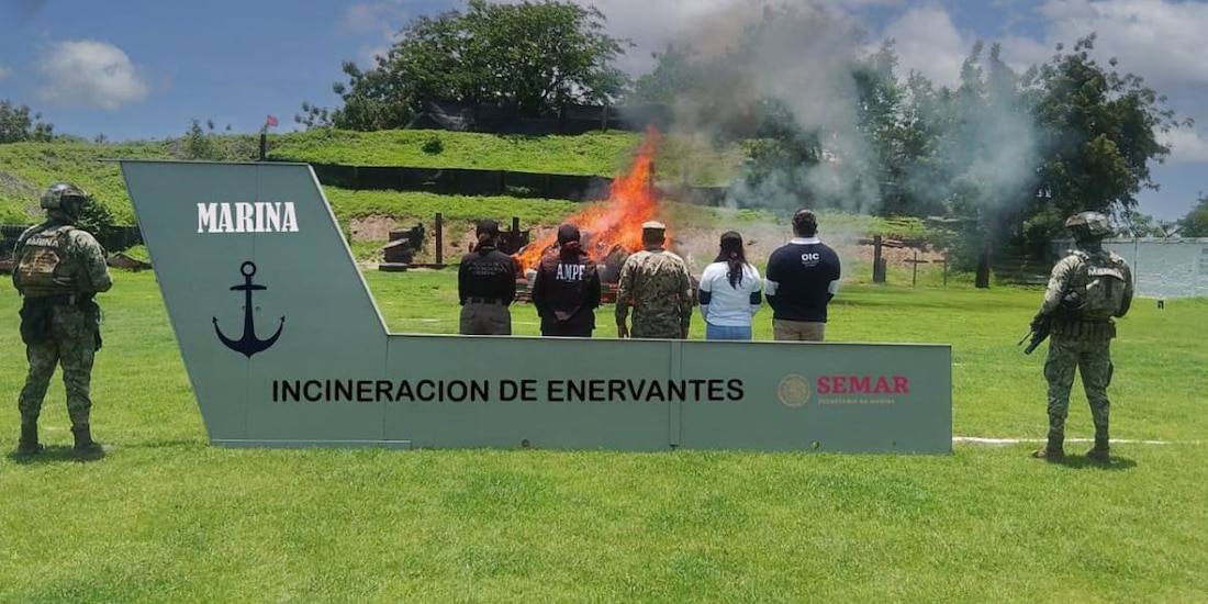 Semar destruye más de tres toneladas de droga