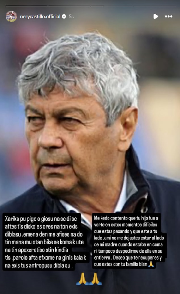El mensaje de Nery Castillo al entrenador Mircea Lucescu