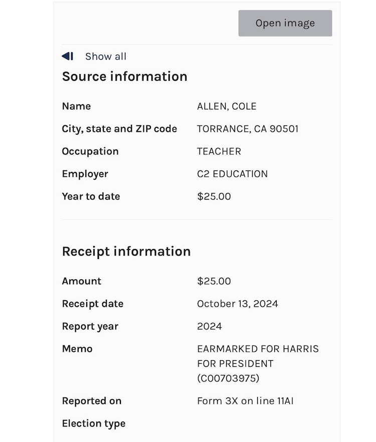 Cole Tomas Allen se desempeñaba como profesor