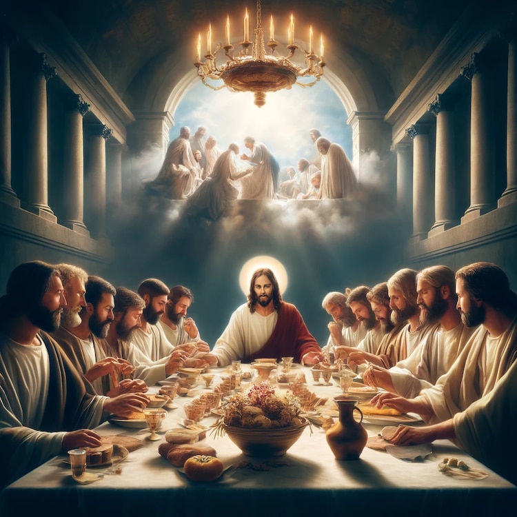 El Jueves Santo se conmemora la última cena de Jesús con sus discípulos.
