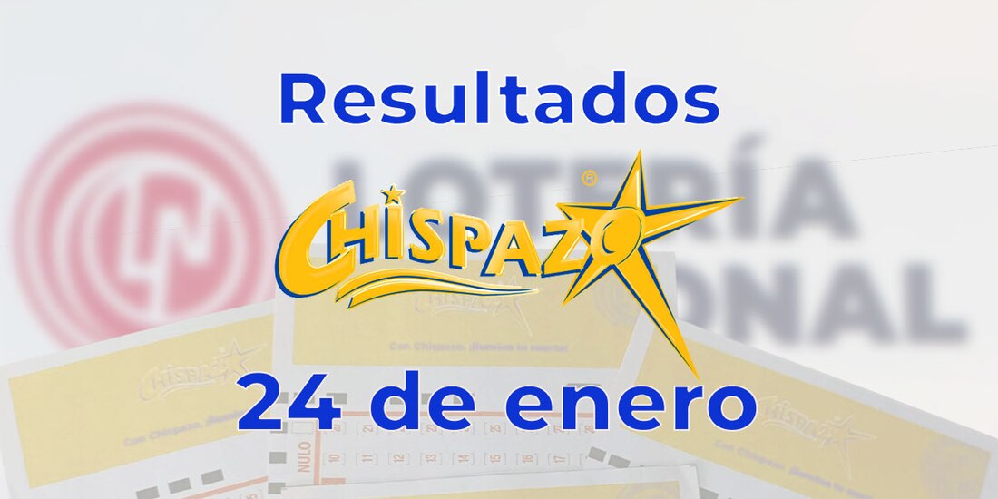 Resultados del Chispazo de hoy 24 de enero del 2025.