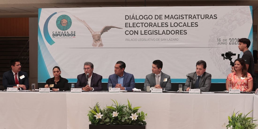 Diálogo de magistraturas electorales locales con legisladores