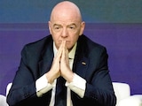 Infantino, la semana pasada, en la conferencia de prensa durante la revelación de los horarios del Mundial.