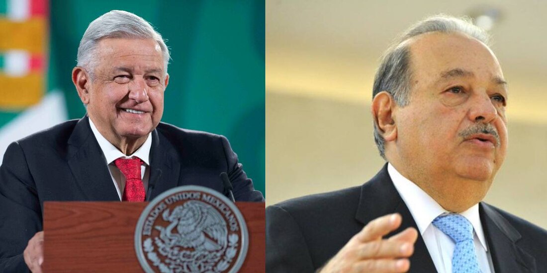 AMLO se reúne con Carlos Slim en Palacio Nacional