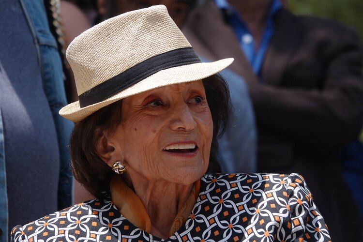 Ifigenia Martínez, el pasado 23 de julio en un homenaje al fallecido Porfirio Muñoz Ledo.