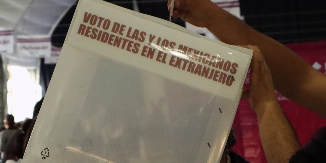 Recepción de votos de capitalinos en el extranjero, el 2 de junio.