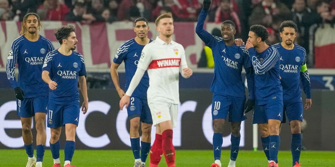 PSG vence a Stade Brestois en los playoffs de la Champions League