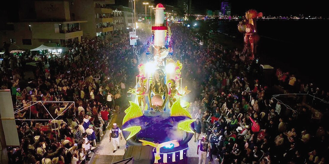 Celebración del Carnaval Internacional de Mazatlán, en imagen de archivo.