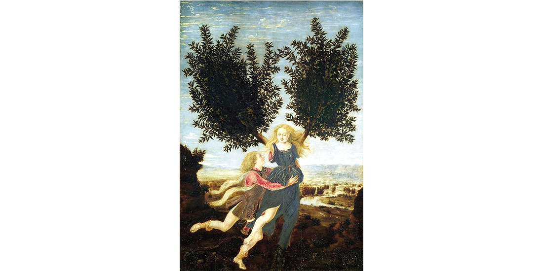 Apolo y Dafne, Piero del Pollaiuolo, c. 1470-1475