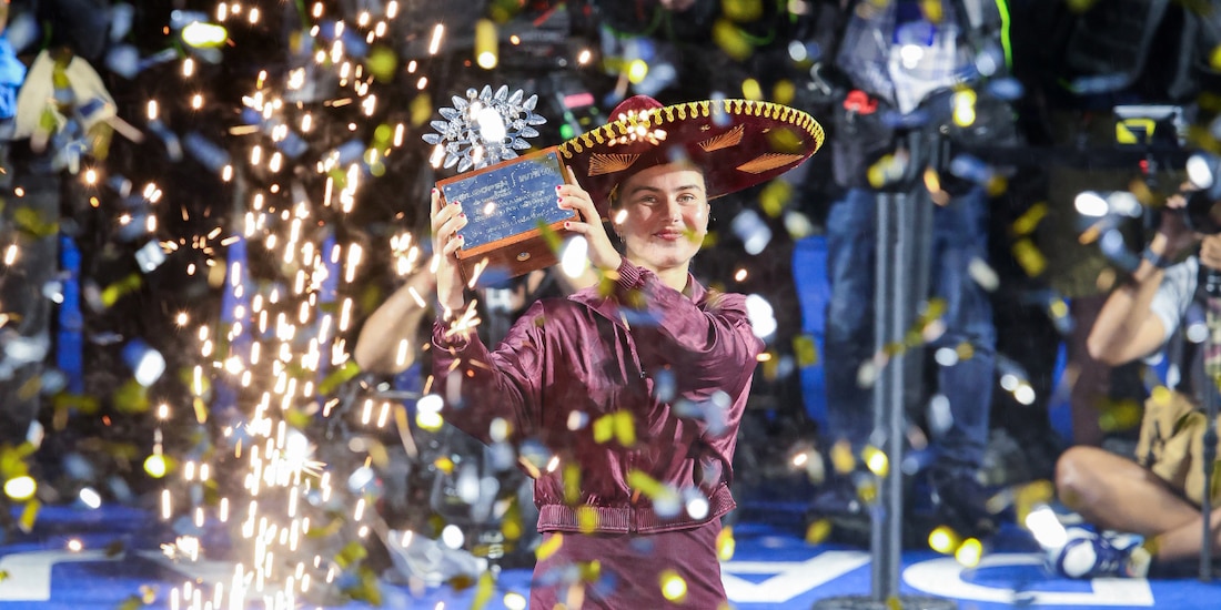 Iva Jovic se proclamó campeona de singles en el Guadalajara Open 2026.
