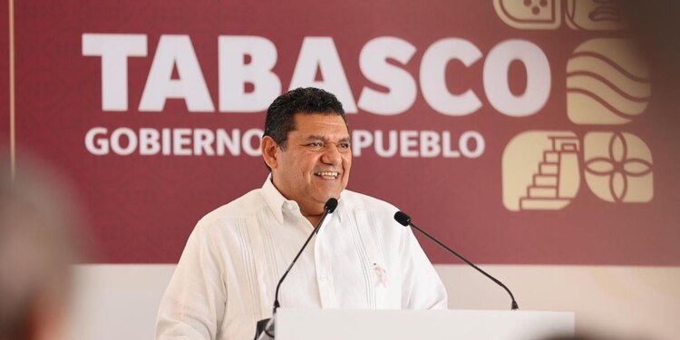 Javier May, gobernador de Tabasco.
