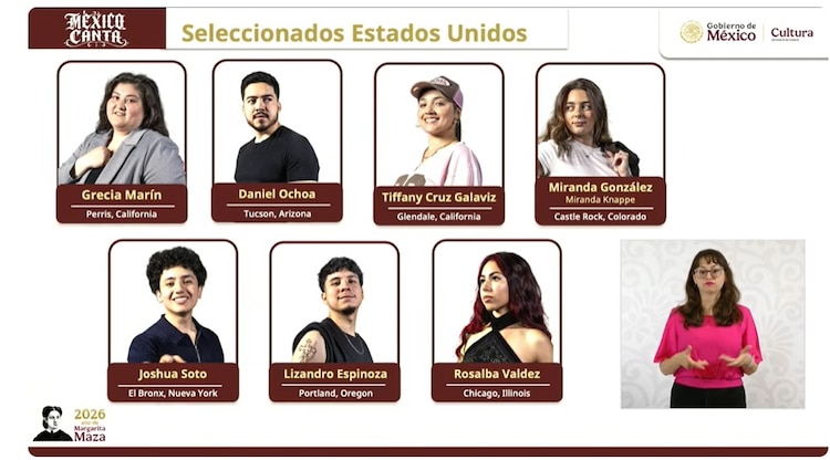 Los jóvenes participantes.