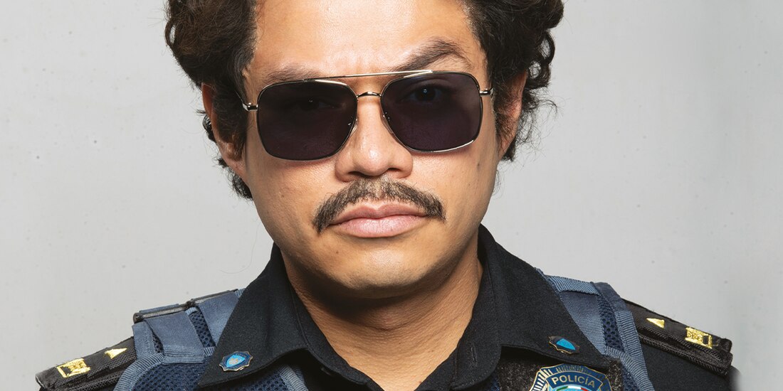 El histrión, en el papel del Teniente Harina.