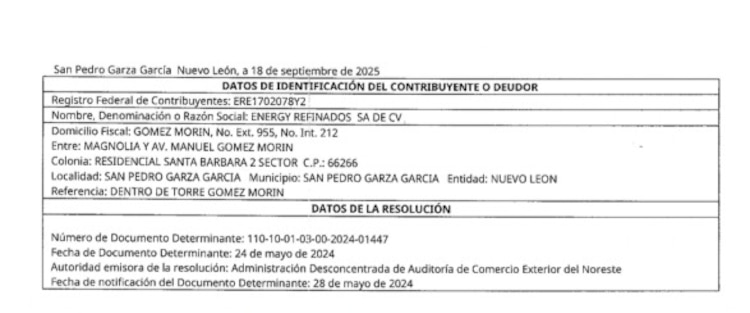 Informe de la investigación.