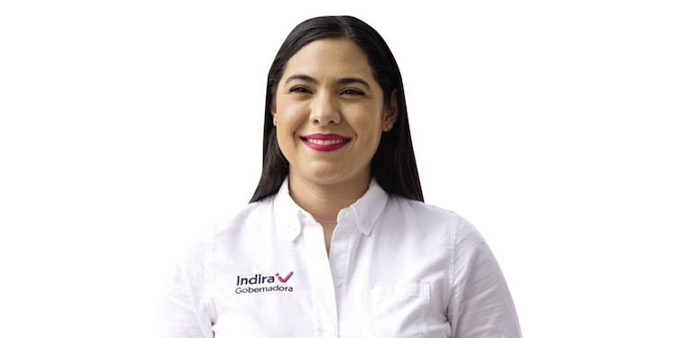 INDIRA VIZCAÍNO │ CARGO: Gobernadora de Colima │ INICIO DE GOBIERNO: 1 de noviembre de 2021 │ PARTIDO: Morena