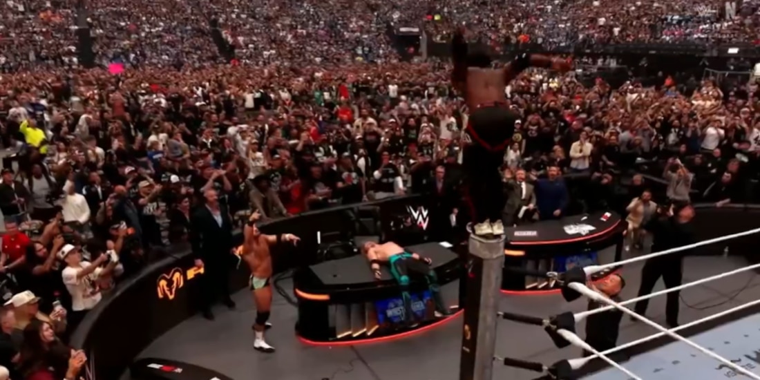 Speed no tuvo piedad en su primer lucha en la WWE.