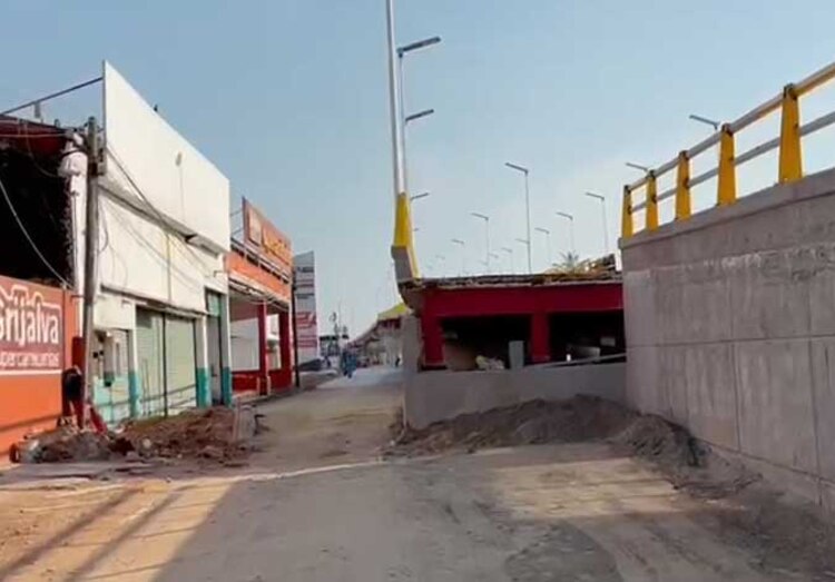 Desfase en distribuidor vial de Villahermosa, TabascoFoto: Especial