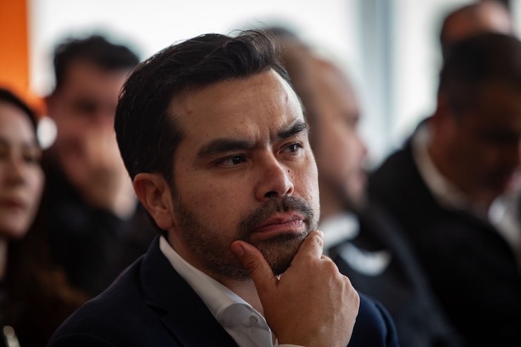 Jorge Álvarez Máynez, dirigente nacional de Movimiento Ciudadano, el 5 de marzo de 2026.