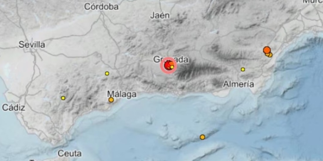 Un fuerte sismo Granada de magnitud 5.0 sacudió la provincia durante la madrugada y generó alarma entre la población.