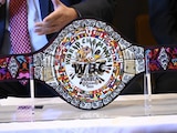 El Consejo Mundial de Boxeo presenta el cinturón Puebla-Jalisco II, que se llevará el ganador de la pelea entre Canelo y Charlo