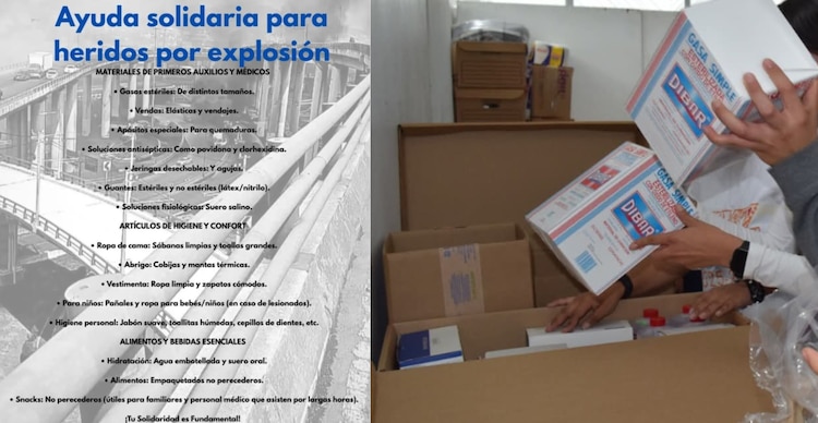 Colecta de víveres en facultades de la UNAM