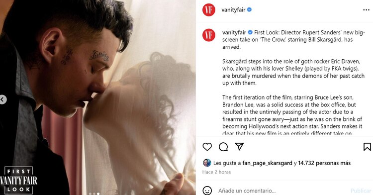 Bill Skarsgård en El Cuervo