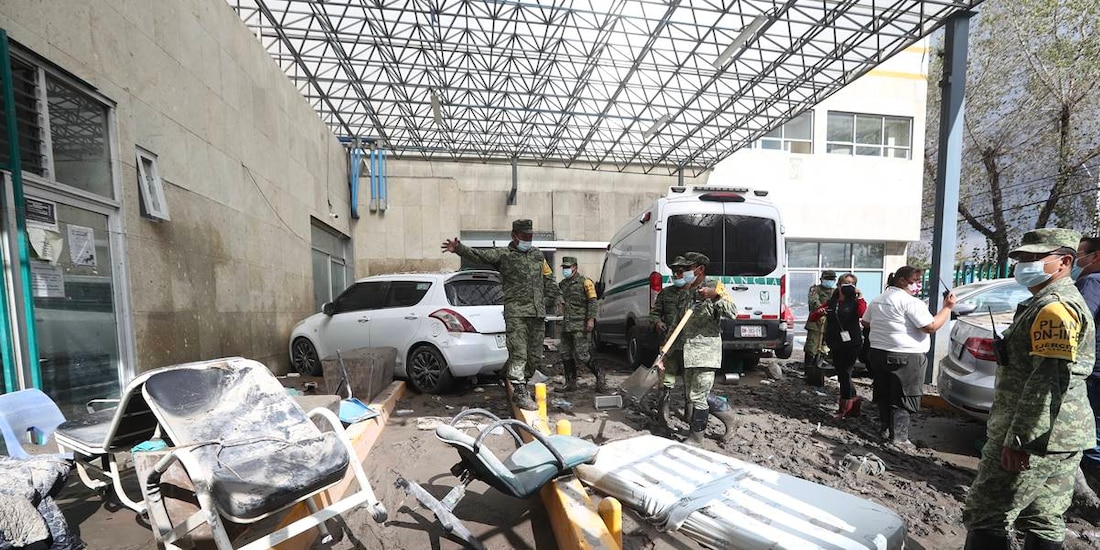 El hospital fue afectado por las inundaciones de 2021, por ello se decidió sustituir las instalaciones.