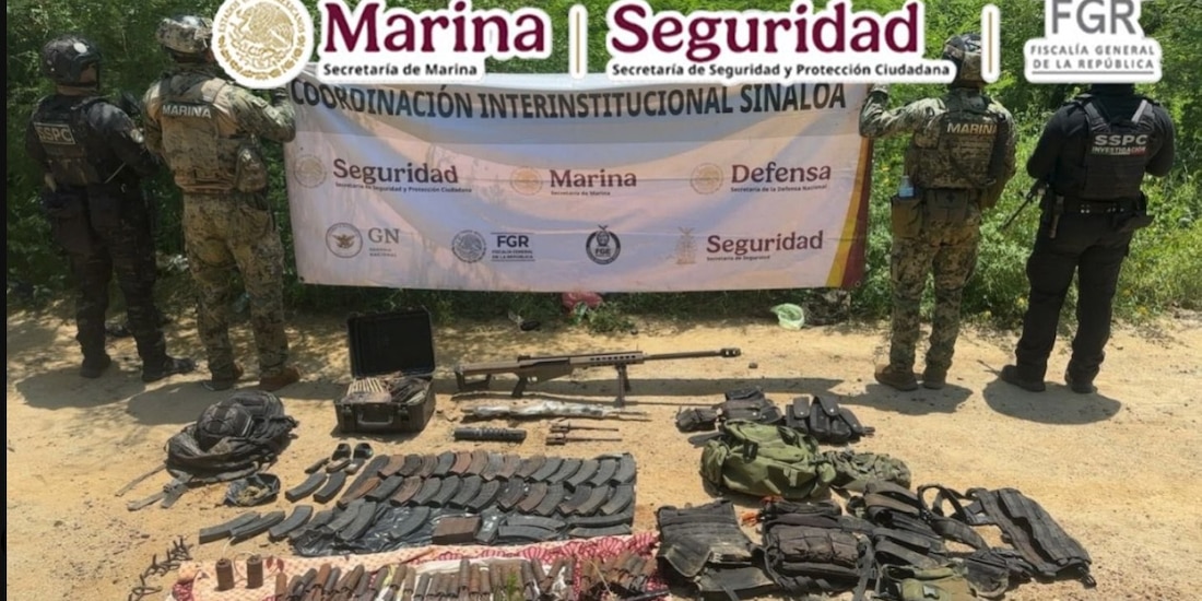 Operativo de fuerzas federales.