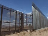 Trabajos del muro fronterizo con Estados Unidos se mantienen detenidos.