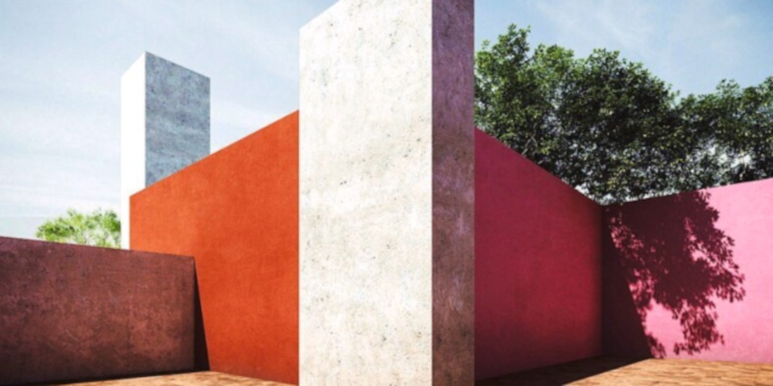 Vista de la terraza de la Casa Luis Barragán, en la CDMX