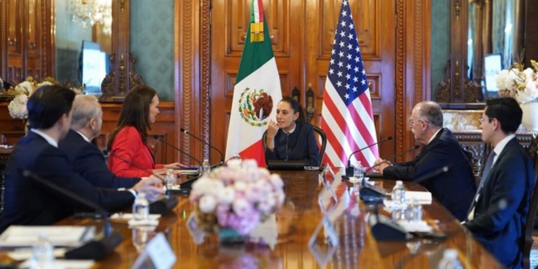 Claudia Sheinbaum y Brooke Rollins abordan la reapertura de frontera al ganado y el gusano barrenador.