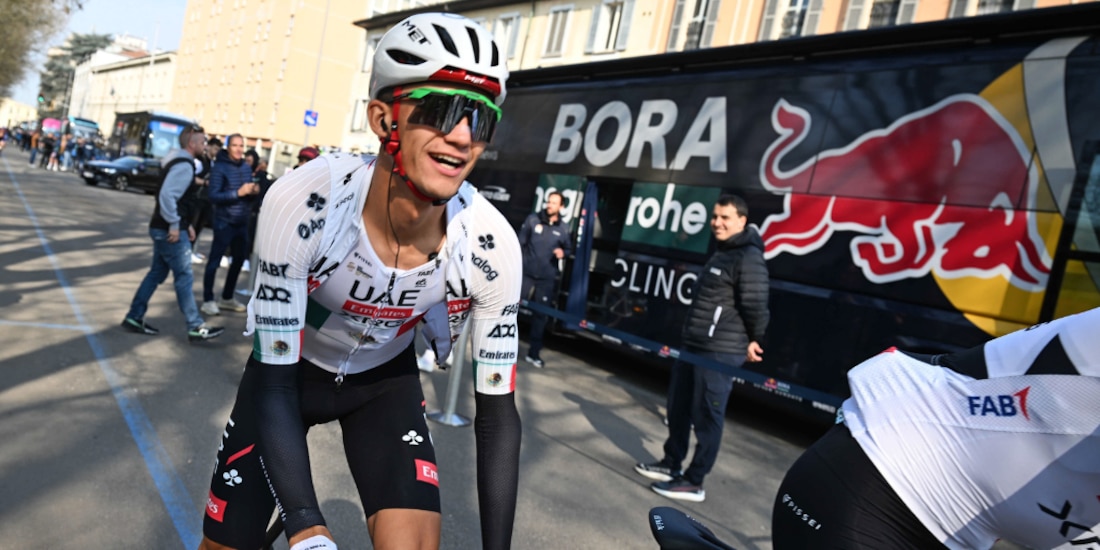 Isaac del Toro ayudó a Tadej Pogacar a ganar en Milán-San Remo.