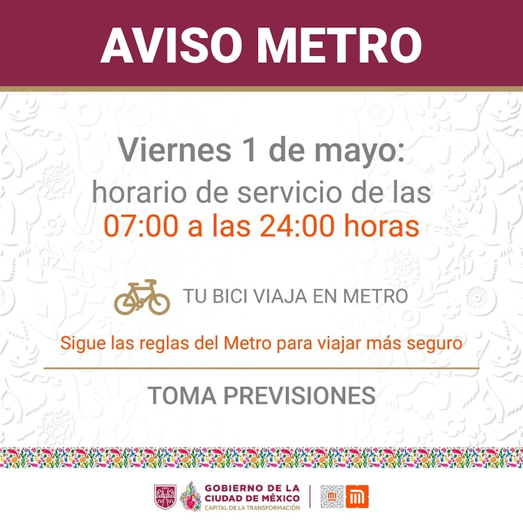 Tu bici viaja en Metro