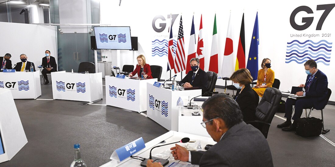 El G-7 comunicó su preocupación por amenazas y bloqueos económicos por parte de China. 