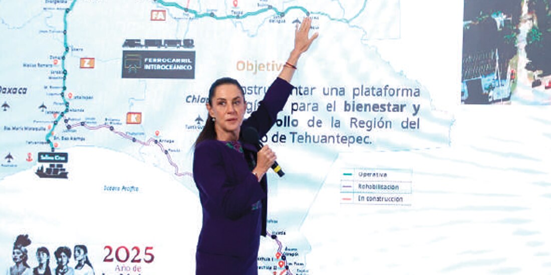 La Presidenta Claudia Sheinbaum, ayer, en conferencia de prensa.