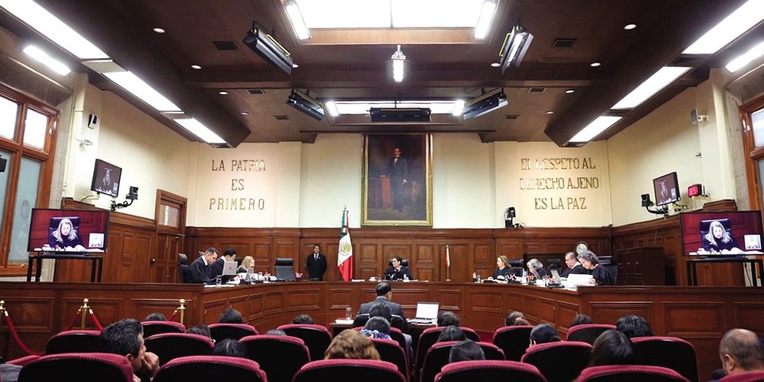 Sesión de la SCJN en imagen de archivo