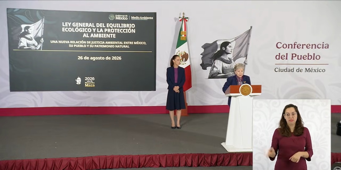 Alicia Bárcena estuvo este miércoles en Palacio Nacional junto a Claudia Sheinbaum.