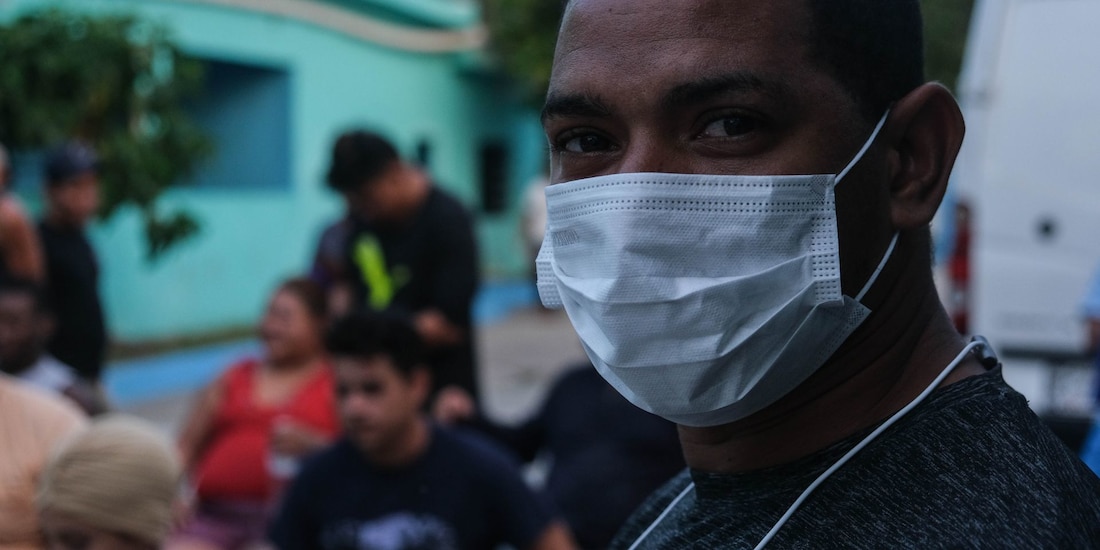 Migrantes en la frontera sur