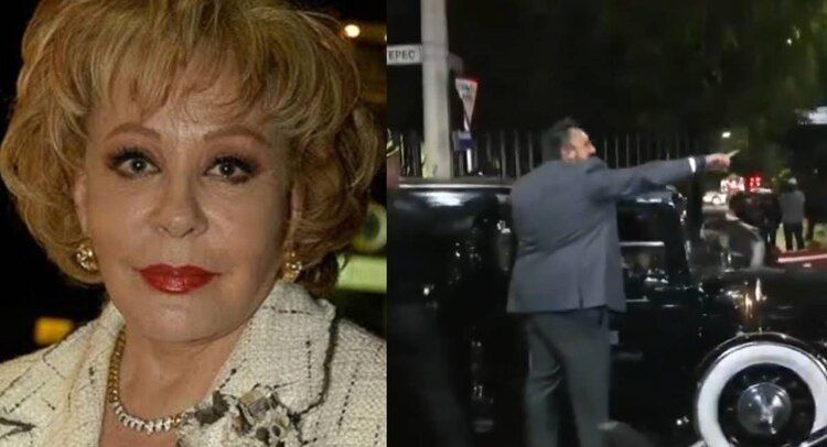 Así llegaron los restos de Silvia Pinal a la funeraria