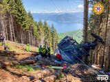 Italia: caída de teleférico