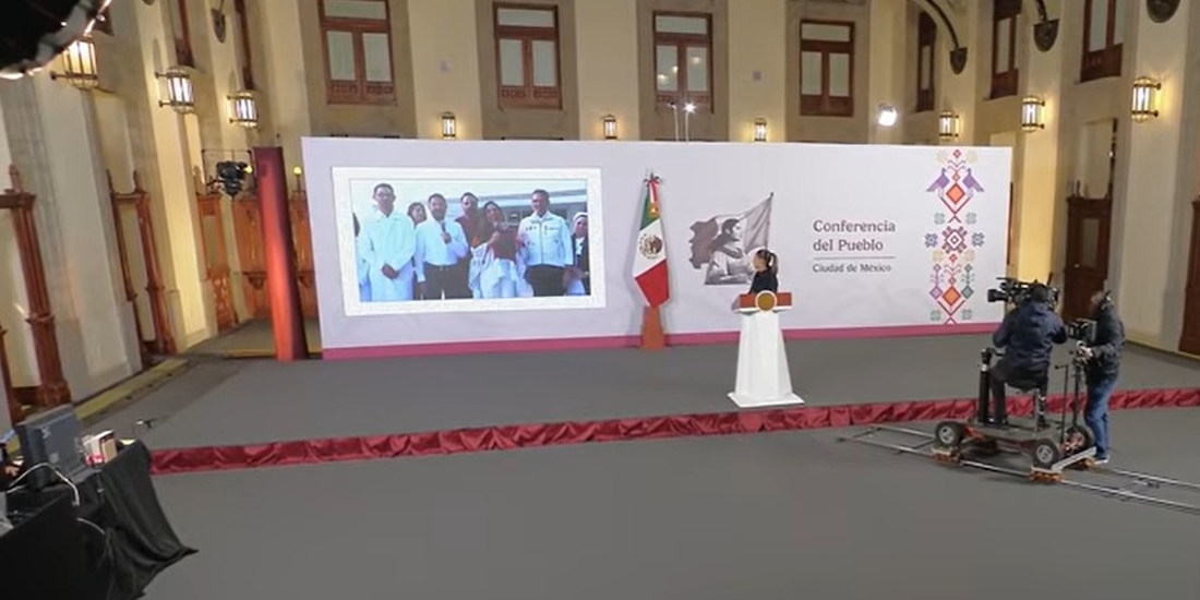 Enlace a Palacio Nacional, donde CSP ofreció conferencia.