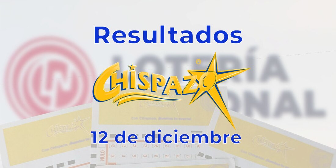 Resultados del Chispazo de hoy 12 de diciembre del 2024.