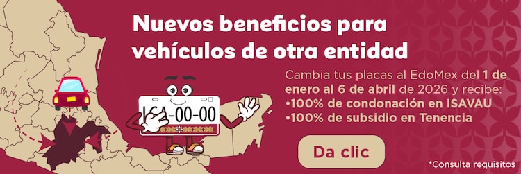 Subsidio para tenencia Edomex 2026