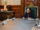 Presidenta recibió a al director ejecutivo de J.P. Morgan, Jamie Dimon, en Palacio Nacional.