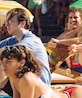 Los actores Lux Pascal, Dan Beirne, Aline Küppenheim y David Gaete en una escena de la película Guerra de verano.