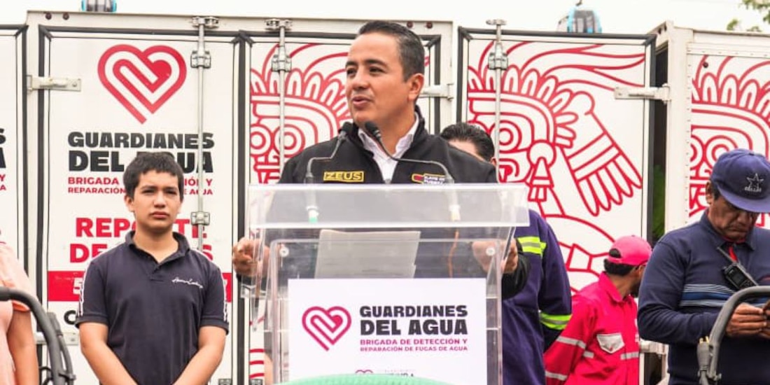 Cuautepec estrena equipo élite contra fugas de agua en la alcaldía Gustavo A. Madero.