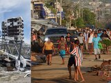Acapulco quedó destrozado tras el paso de Otis y varias personas siguen buscando a sus familiares.
