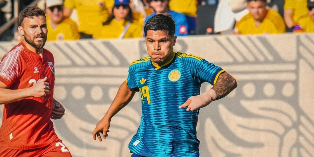"Cucho" Hernández, futbolista de la Selección de Colombia.