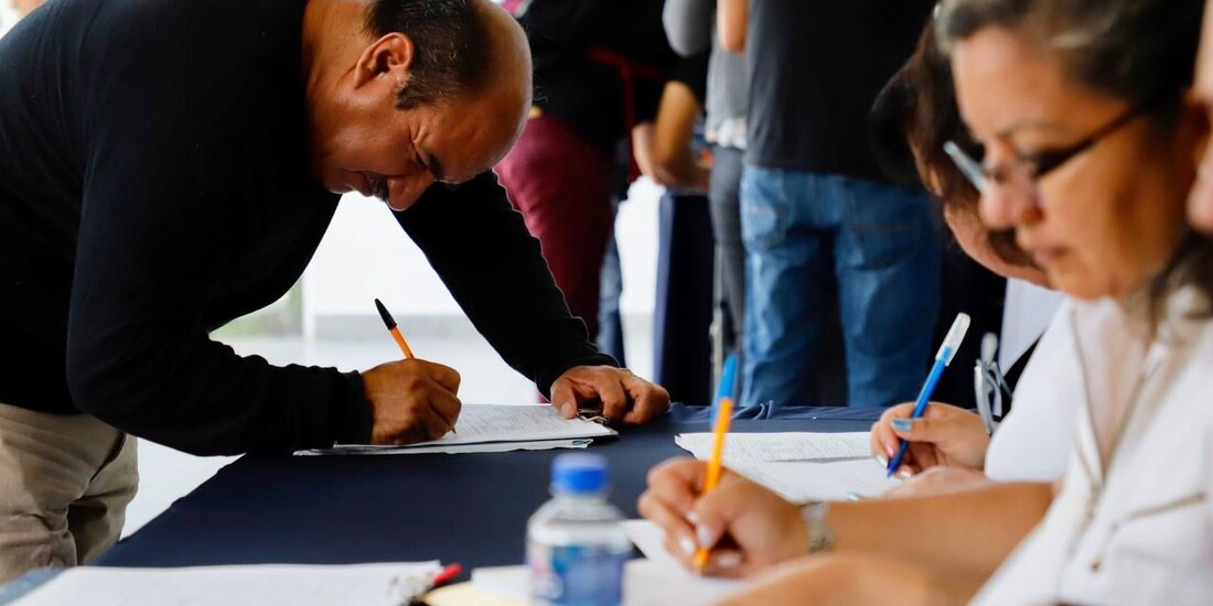 Feria del Empelo en la alcaldía de Álvaro Obregón.